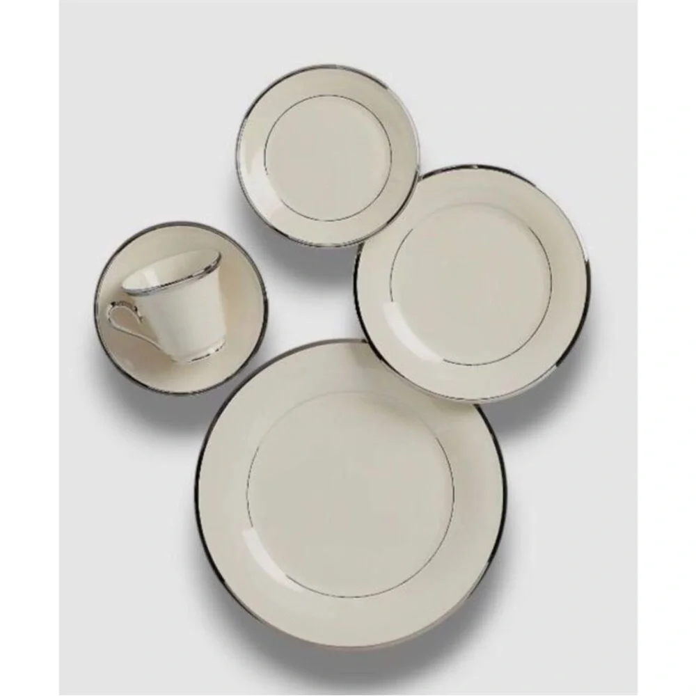 Lenox SOLITAIRE  5-Piece Place Setting Dinnerware Set, Dimensions USA